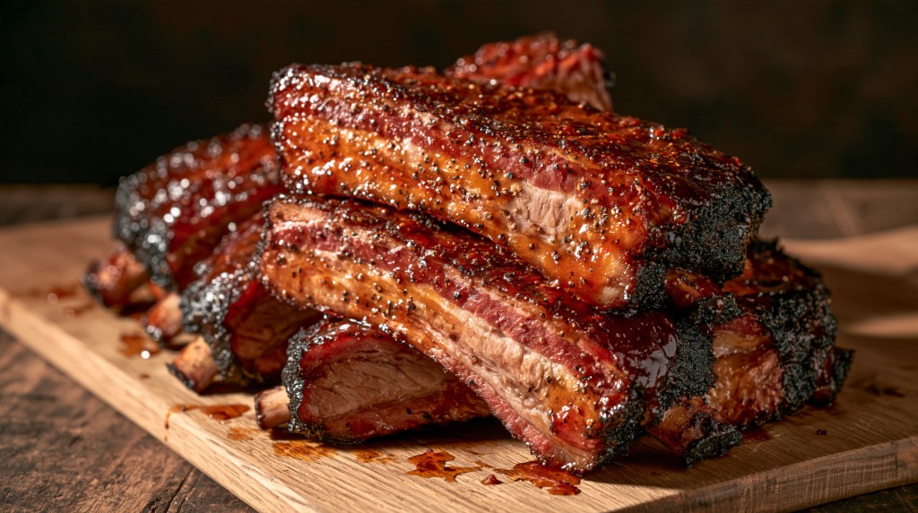 Pork Bacon Ribs